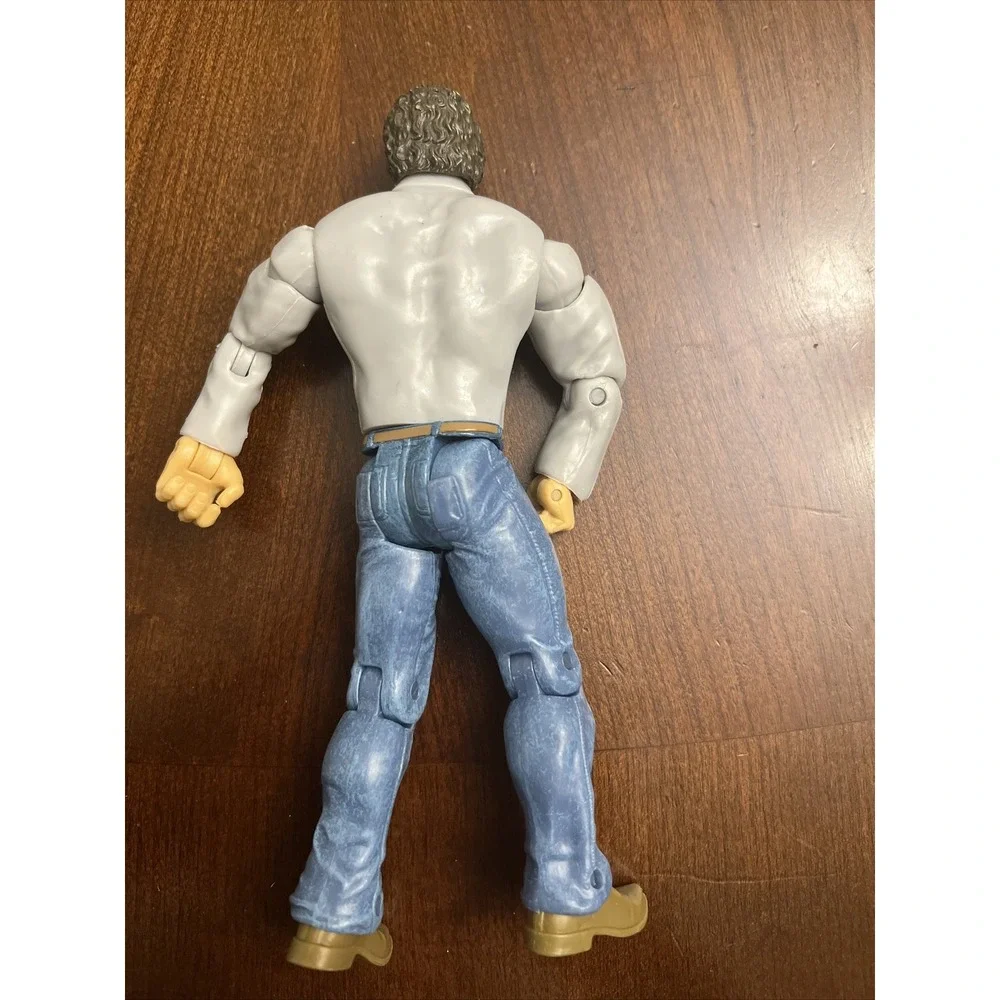 2001 WWF WWE Jakks Cowboy Bob‎ Orton Wrestling Figure Gray Shirt